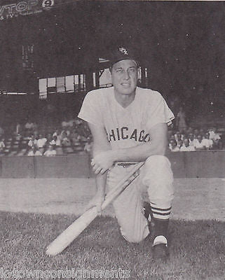 SHERM LOLLAR CHICAGO WHITE SOX MLB BASEBALL VINTAGE 1960s PHOTO CARD PRINT - K-townConsignments