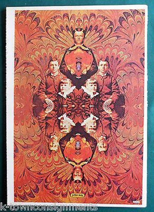 Siblings Psychedelic Mixed Media Art Vintage Peter Max Graphic Art Poster Print