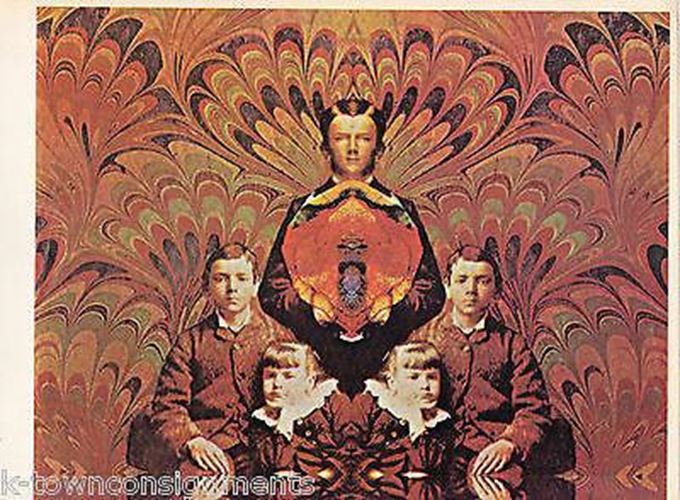 Siblings Psychedelic Mixed Media Art Vintage Peter Max Graphic Art Poster Print