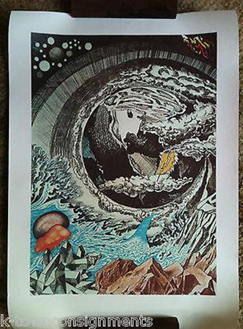 Siegfried Reinhardt Creation / Desctruction of the World Vintage Pop Art Poster