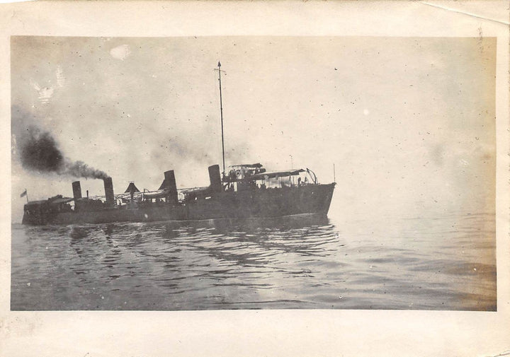 US Navy Great White Asiatic Fleet Battleship Philippines Antique Snapshot Photos