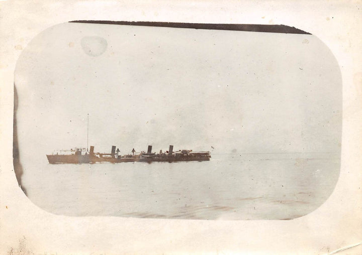 US Navy Great White Asiatic Fleet Battleship Philippines Antique Snapshot Photos