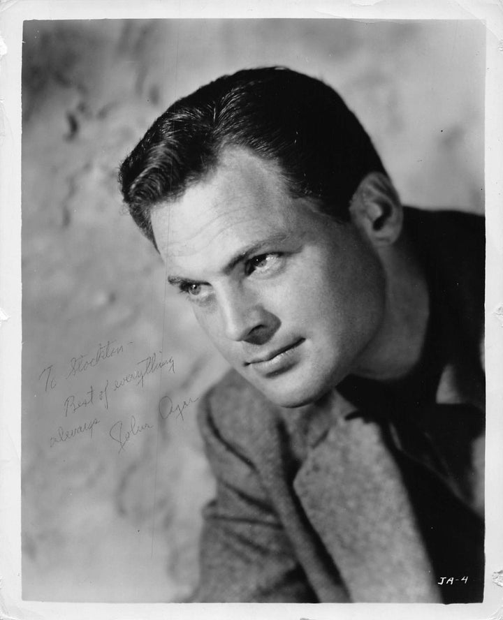 John Agar Sands of Iwo Jima Movie Actor Original Autograph Signed Photo