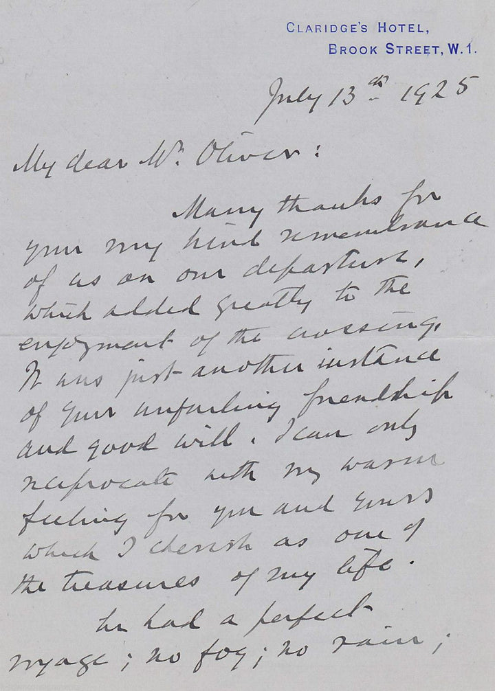 John Milburn New York Bar Lawyer McKinley Assassination Autograph Signed Letter