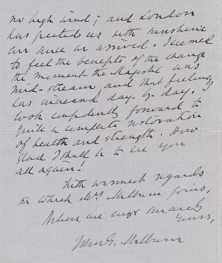 John Milburn New York Bar Lawyer McKinley Assassination Autograph Signed Letter