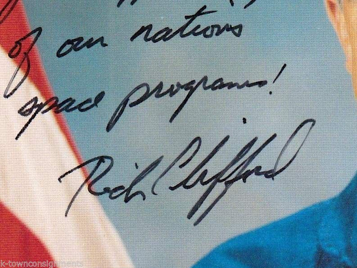 Michael Richard Clifford Space Astronaut Original Autograph Signed NASA Photo