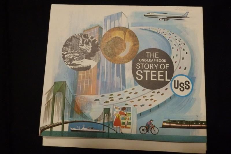 Unites States Steel Corporation History Vintage Advertising Poster Brochure