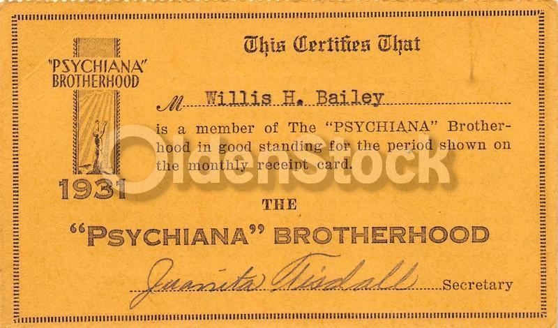 Psychiana Quack Religion Fringe Christianity Antique Advertising Poster Papers