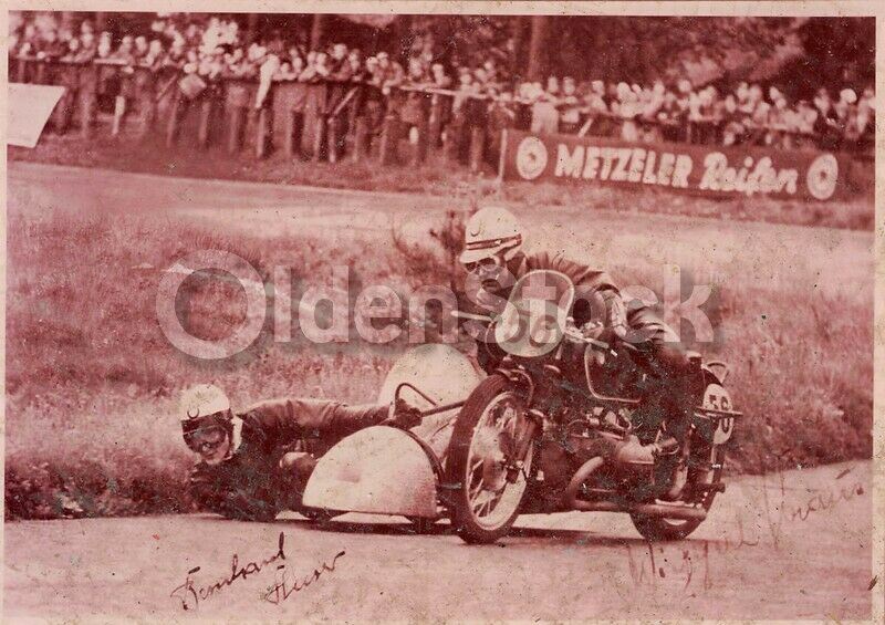 German Motorcycle Racing Champion Drivers Vintage 1970s Photo Reprints
