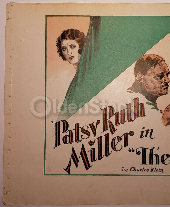 The Third Degree Patsy Ruth Miller Antique Warner Brothers Movie Poster