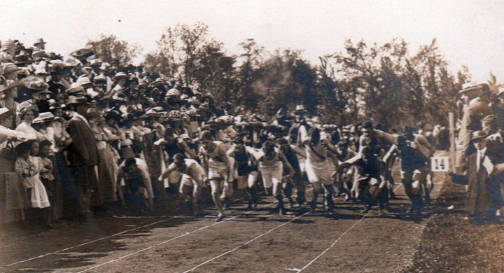 Illinois State Normal University Antique Track & Field Race Athletes Photos RPPC