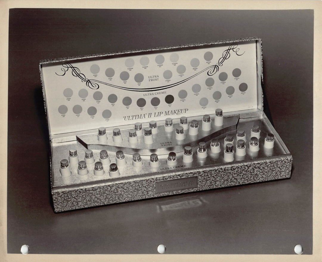 Revlon Lipstick Makeup Vintage Fashion Store Display Advertising Photo 1960s
