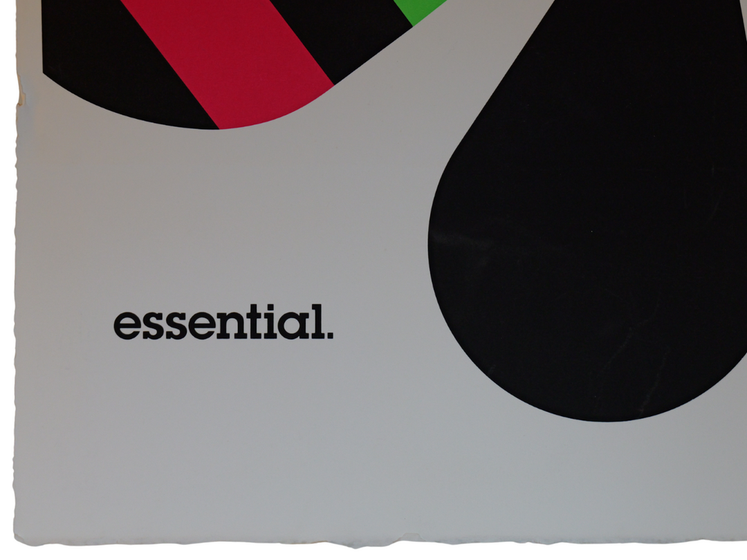 Silkscreen Poster IMB Bee Essential Vintage Paul Rand Advertising Poster 20x26
