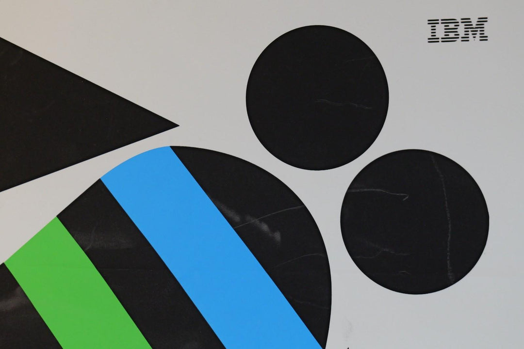 Silkscreen Poster IMB Bee Essential Vintage Paul Rand Advertising Poster 20x26