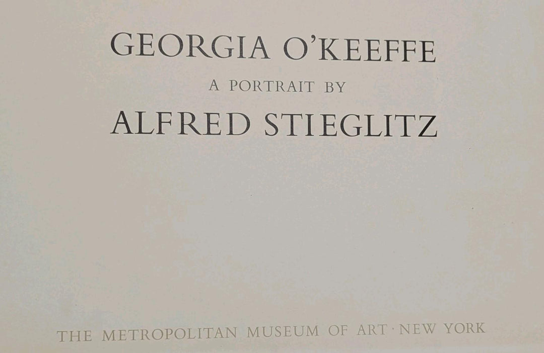 Georgia O'keeffe Portrait By Alfred Stieglitz Vintage MET Art Poster