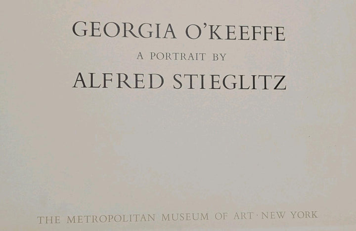 Georgia O'keeffe Portrait By Alfred Stieglitz Vintage MET Art Poster