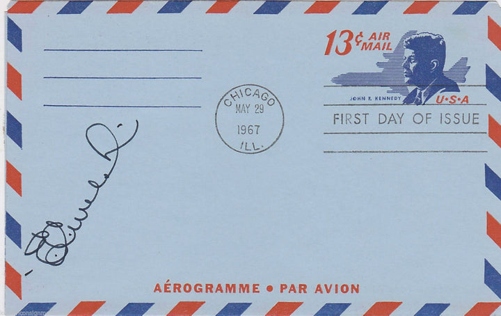 Edward Cristy Welsh National Aeronautics & Space Council Autograph Signed Cover