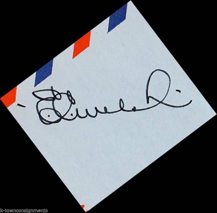 Edward Cristy Welsh National Aeronautics & Space Council Autograph Signed Cover