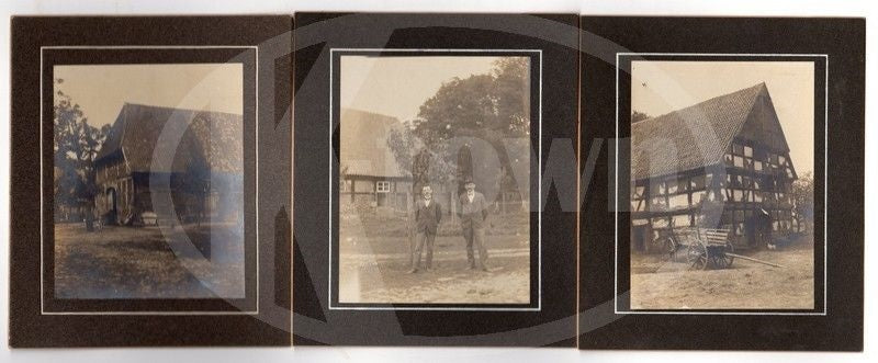 German Granary 1735 Farm Barn Plate Family Antique Country Architecture Photos