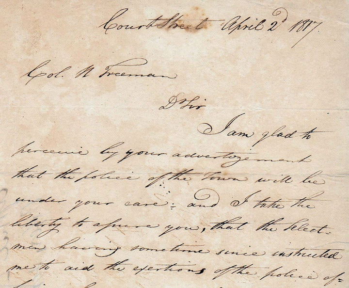 James Austin Massachusetts Attorney General Politician Autograph Signed Letter