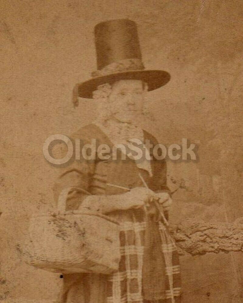 Mother Goose Fairy Tale Costume Antique CDV Photo by J. Lendon Berry of Aberdare