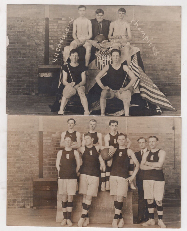 Illinois State Normal University 1908 1909 College Basketball Antique Photos