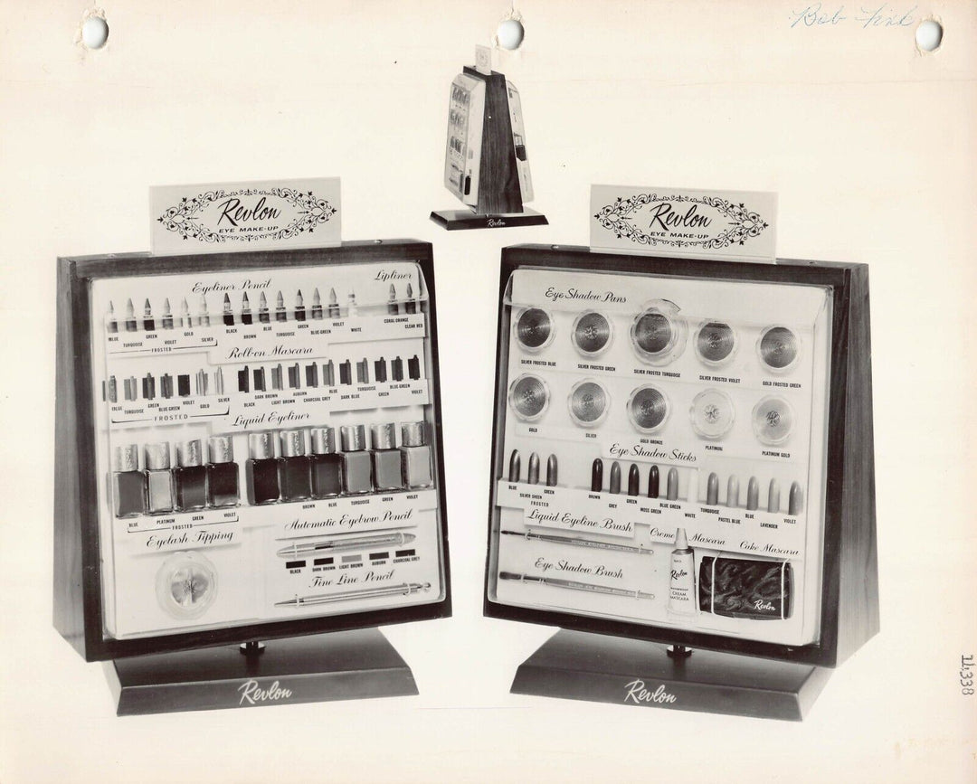 Revlon Eye Makeup Vintage Fashion Store Display Advertising Photo 1960s