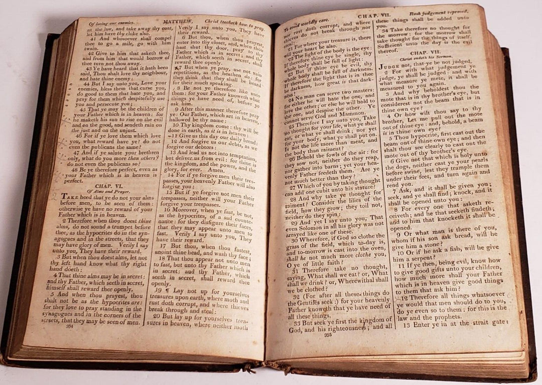 Antique ID'd English Bible Cambridge University Press Subscribers Only Edition