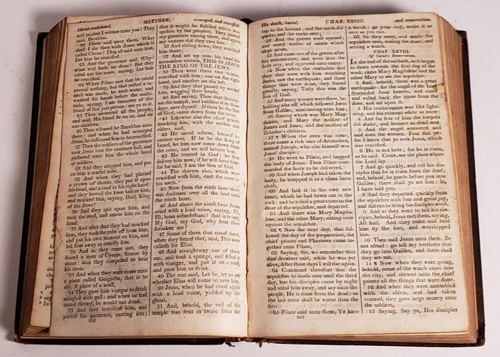 Antique ID'd English Bible Cambridge University Press Subscribers Only Edition