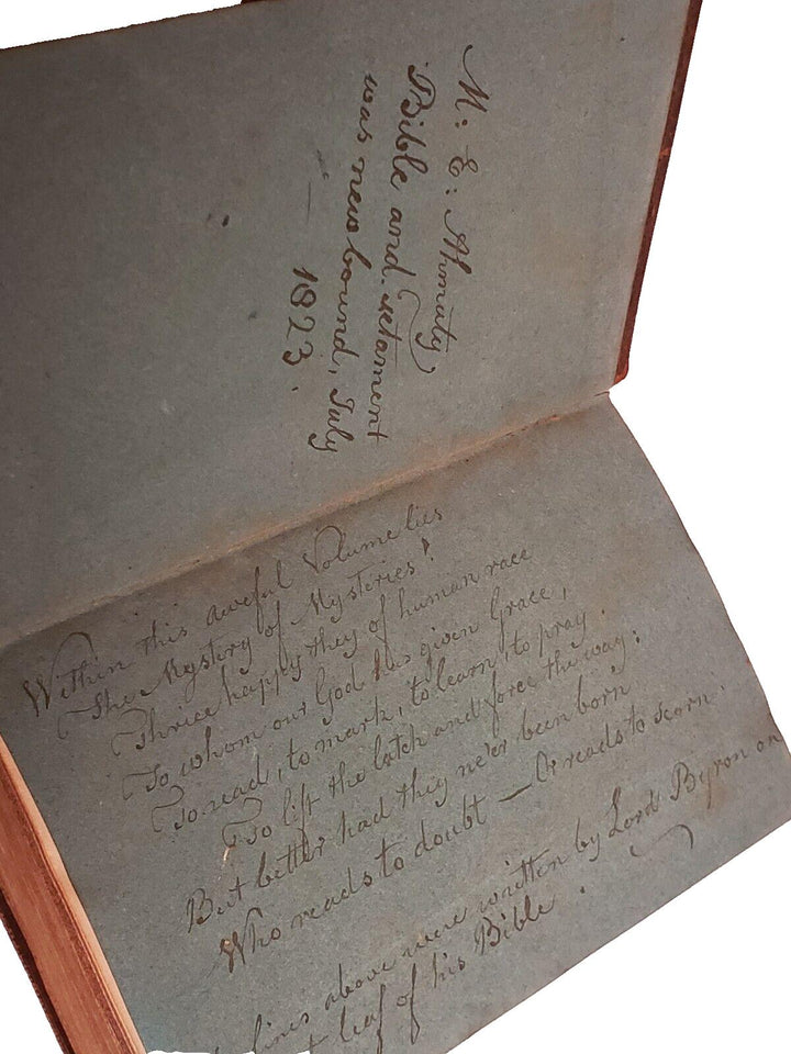 Antique ID'd English Bible Cambridge University Press Subscribers Only Edition