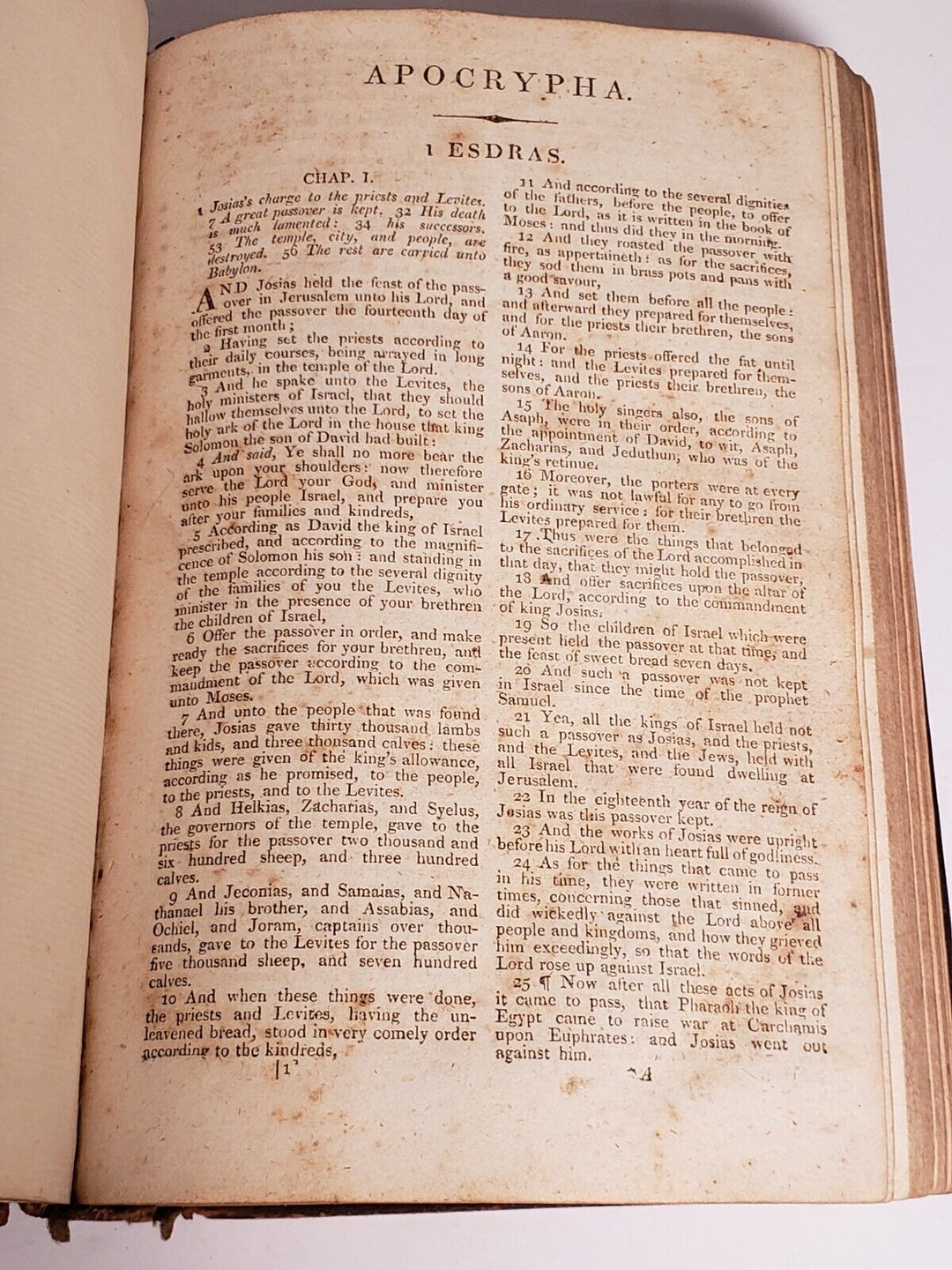 Antique ID'd English Bible Cambridge University Press Subscribers Only Edition