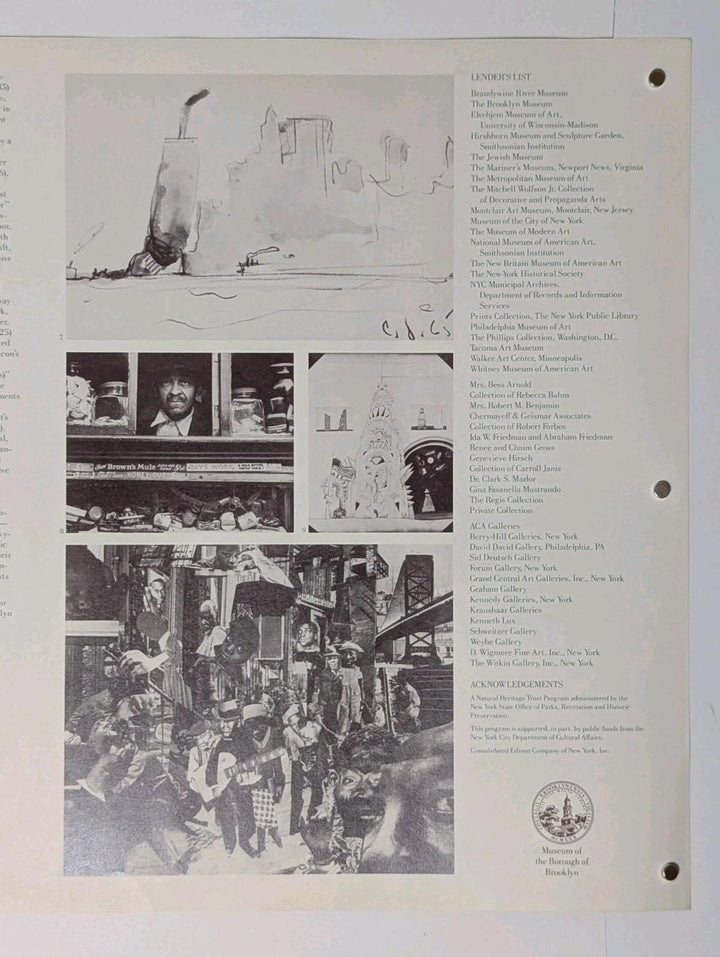 Seymour Cwast Poster Tides Of Immigration Brooklyn College 1986
