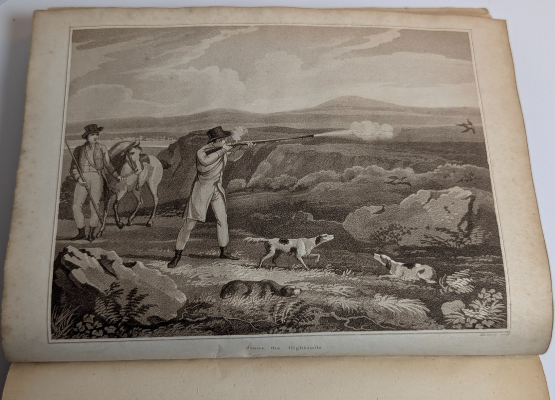 Antique Book on Dog Hunting Thornhill Shooting Directory 1st Edition 1804