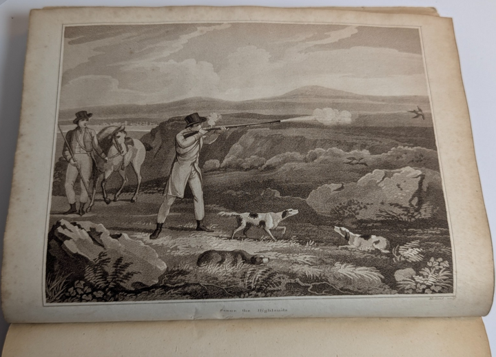 Antique Book on Dog Hunting Thornhill Shooting Directory 1st Edition 1804
