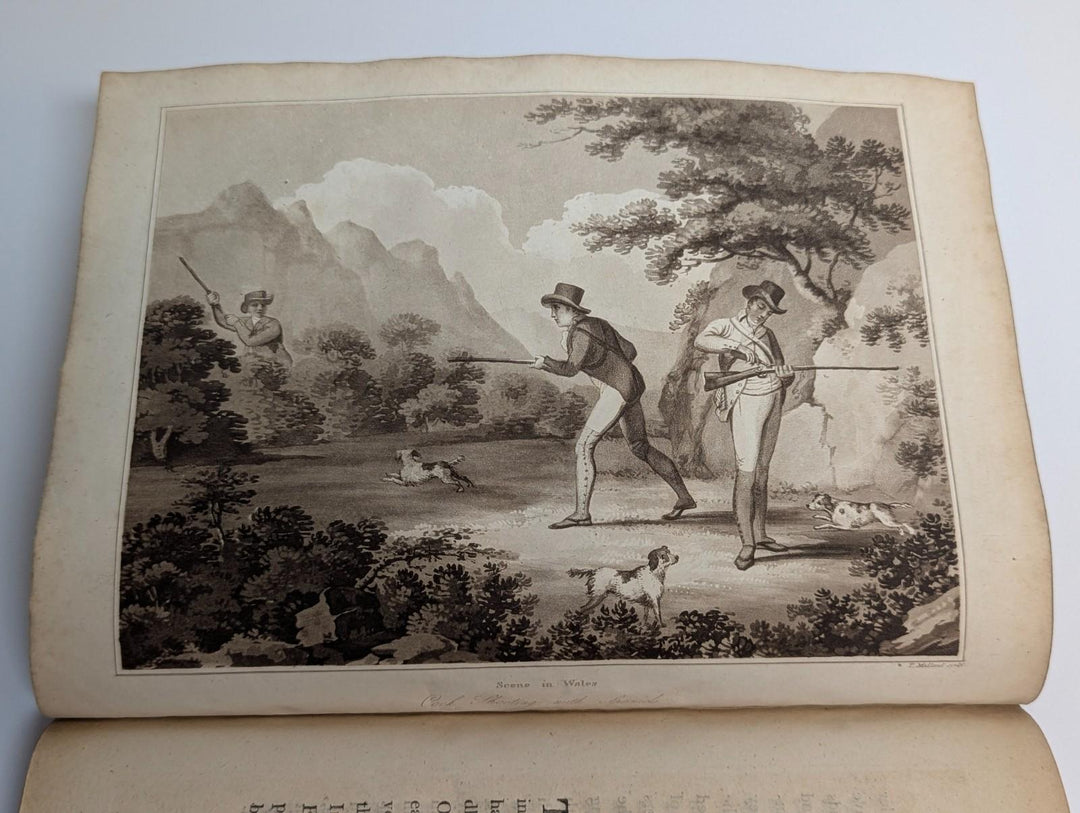 Antique Book on Dog Hunting Thornhill Shooting Directory 1st Edition 1804
