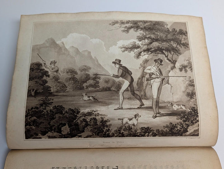 Antique Book on Dog Hunting Thornhill Shooting Directory 1st Edition 1804