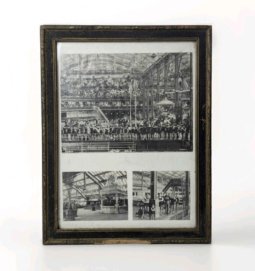 Sutro Baths Life Guards San Francisco Swinning Pools Antique Photo Display