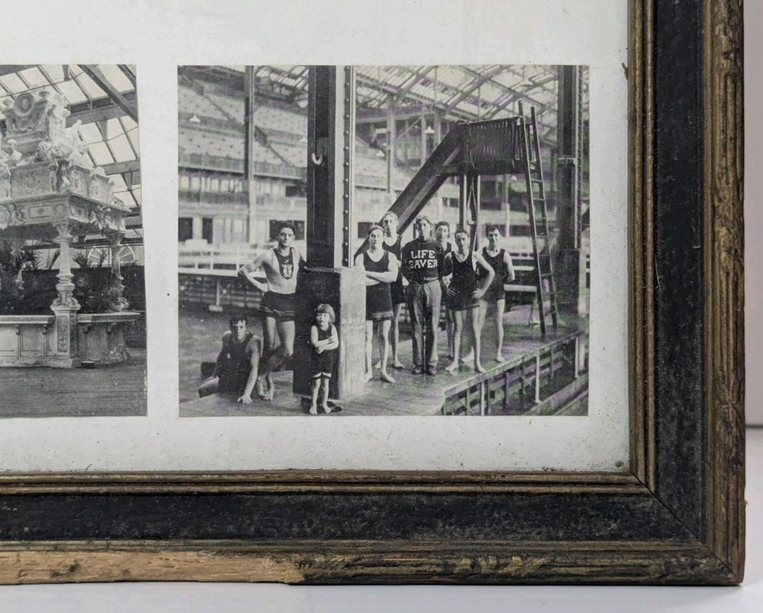 Sutro Baths Life Guards San Francisco Swinning Pools Antique Photo Display