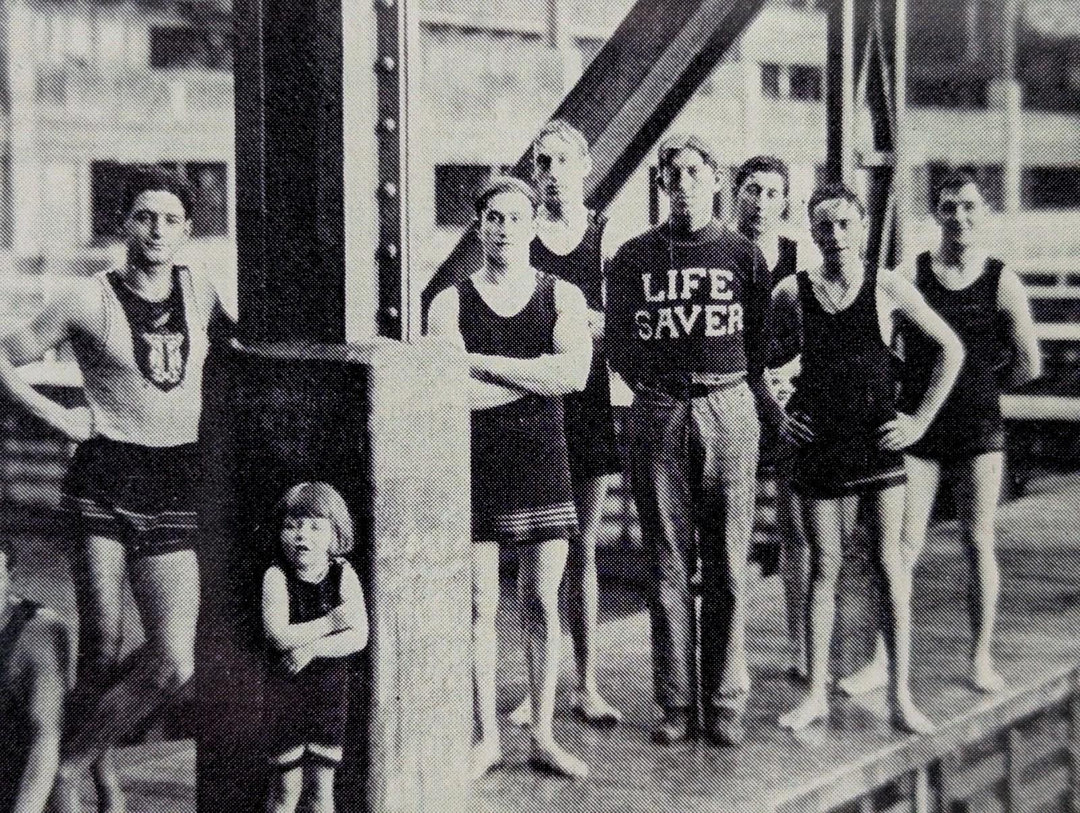 Sutro Baths Life Guards San Francisco Swinning Pools Antique Photo Display