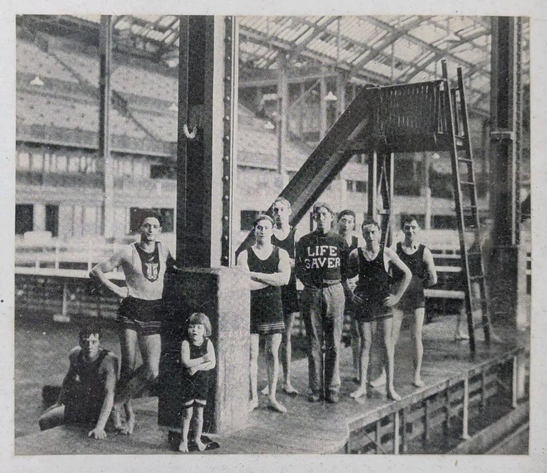 Sutro Baths Life Guards San Francisco Swinning Pools Antique Photo Display