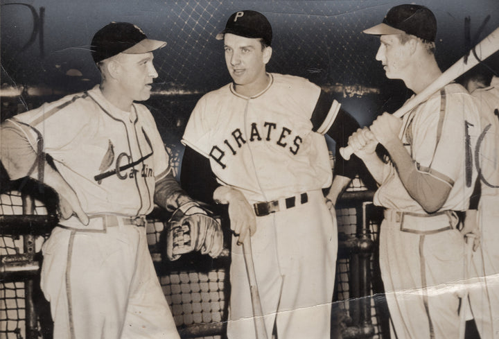 Stan Musial Ralph Kiner Enos Slaughter St. Louis Baseball Original Press Photo