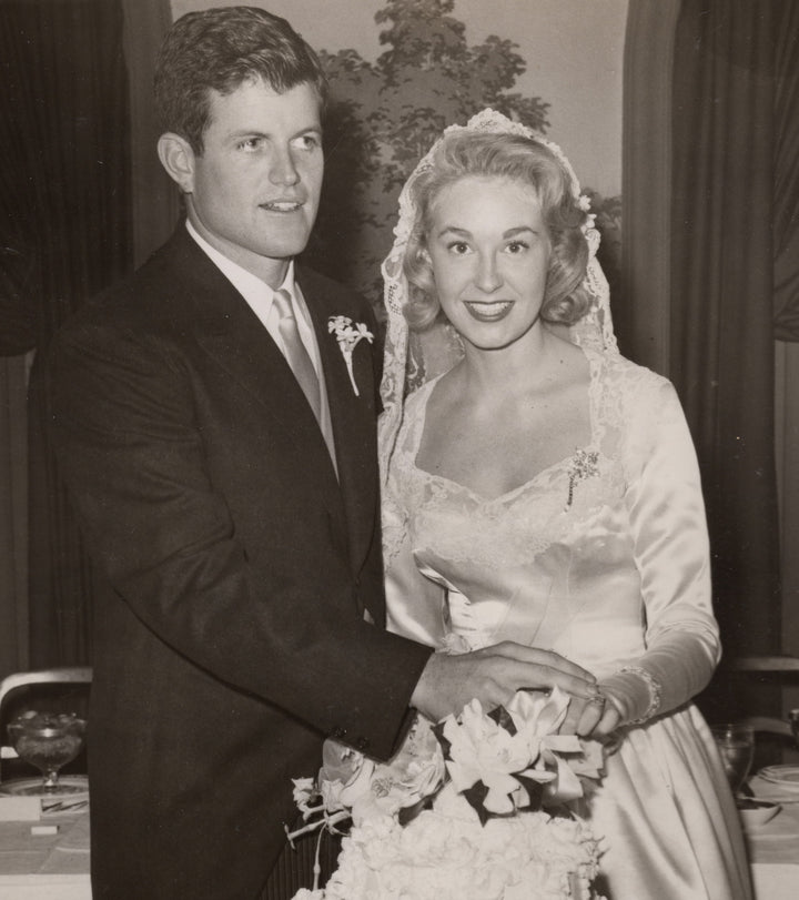 Ted Kennedy Wedding Cake Siwanoy Country Club Vintage Press Photo 1958