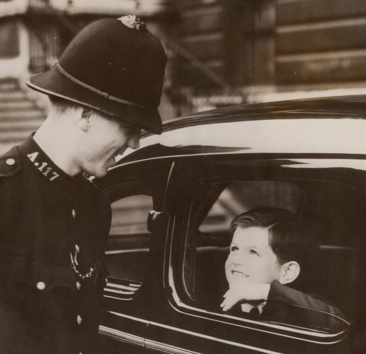 Ted Kennedy Downing St London Police Stop Political Press Photo 1938