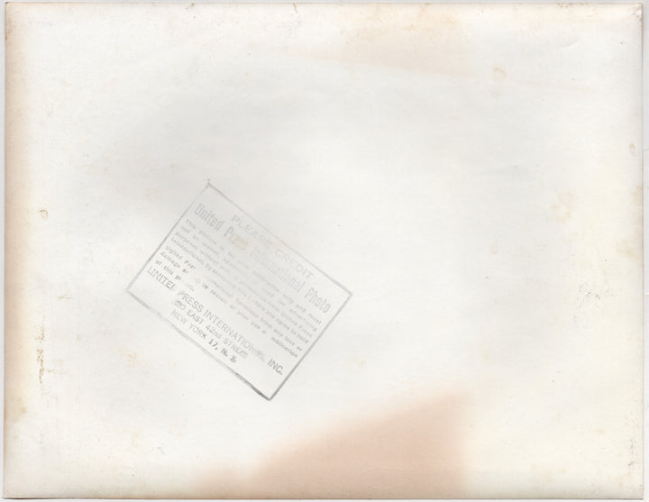 Richard Nixon VP President Private Plane Campaign Birmingham Atlanta Press Photo