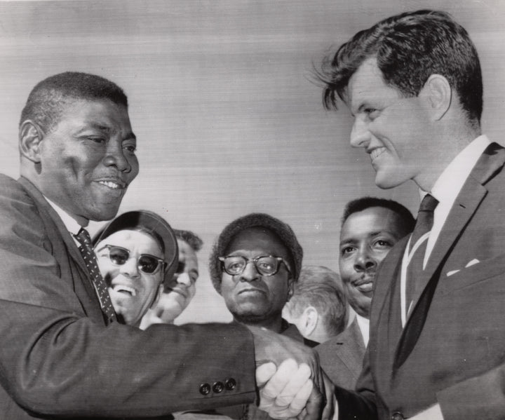 Ted Kennedy & Freedom Rider David Harris Civil Rights Vintage Press Photo 1962