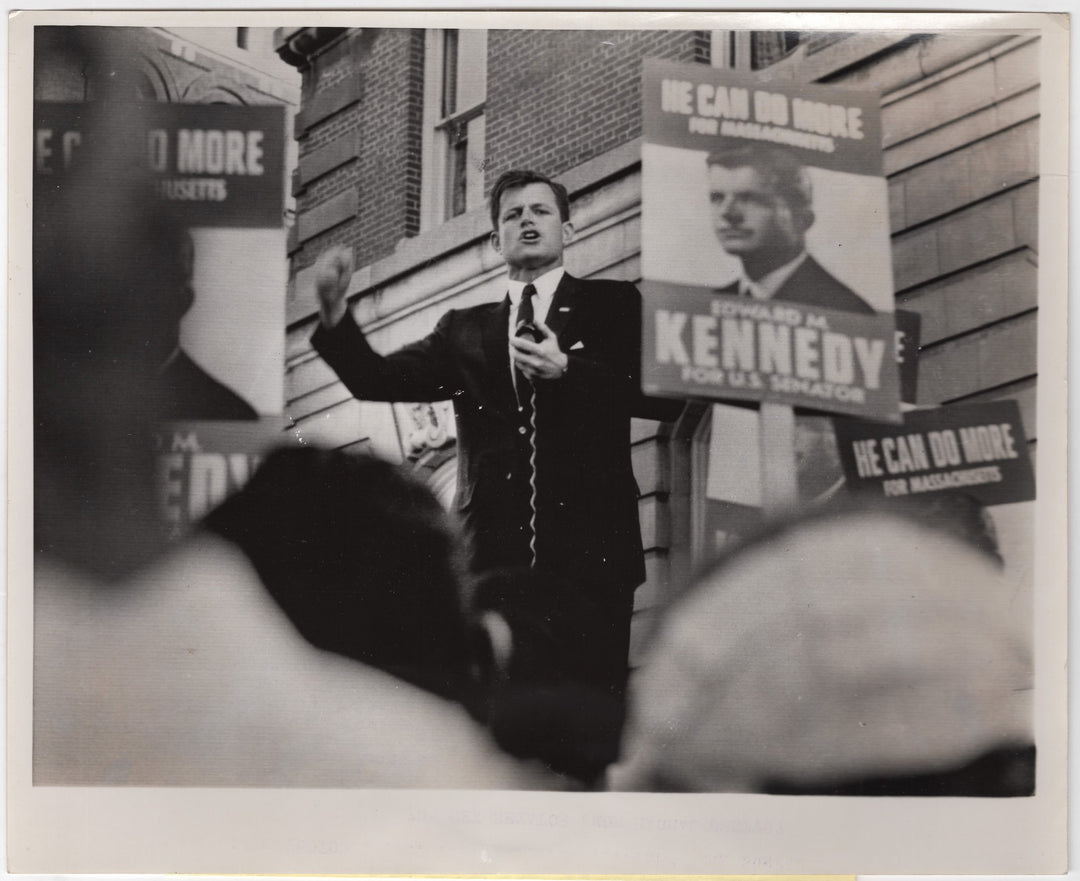 Ted Kennedy Senate Campaign Press Photo Sheraton Kimball Hotel Springfield MA