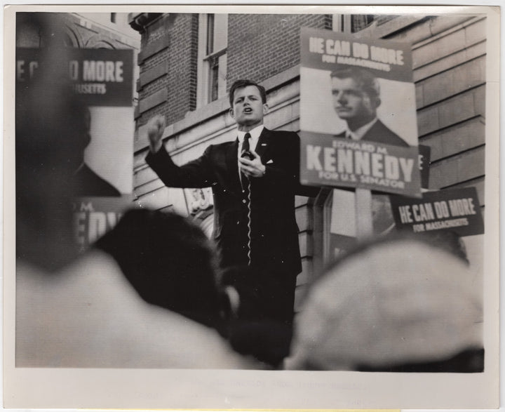 Ted Kennedy Senate Campaign Press Photo Sheraton Kimball Hotel Springfield MA