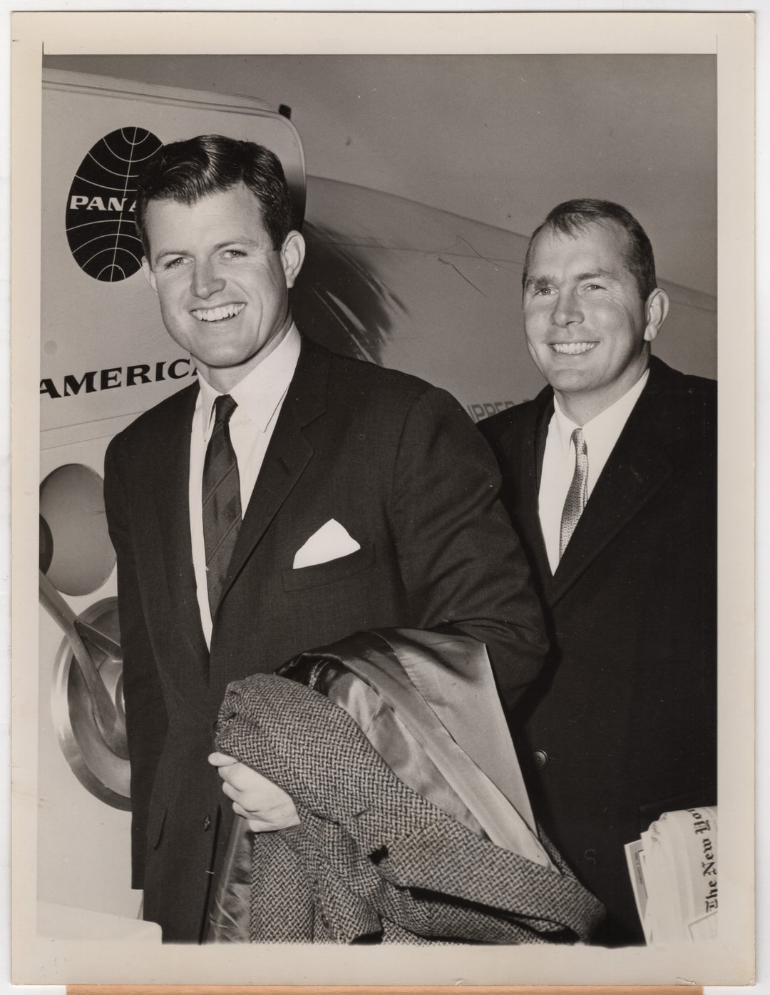 Ted Kennedy Claude Hooton Pan American Airways Political Press Photo 1962