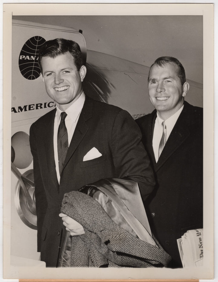 Ted Kennedy Claude Hooton Pan American Airways Political Press Photo 1962