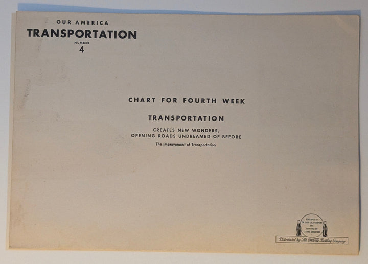 Airline Transportation Americana Vintage Coca Cola Graphic Art Educational Poster